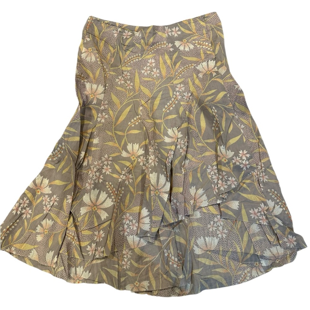 Paul and Joe Floral Asymmetrical wrap Skirt